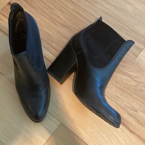 Stuart Weitzman black booties